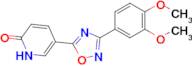 5-[3-(3,4-dimethoxyphenyl)-1,2,4-oxadiazol-5-yl]-1,2-dihydropyridin-2-one