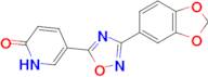 5-[3-(2H-1,3-benzodioxol-5-yl)-1,2,4-oxadiazol-5-yl]-1,2-dihydropyridin-2-one