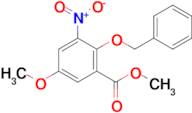 Methyl 2-(benzyloxy)-5-methoxy-3-nitrobenzoate