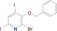 3-(Benzyloxy)-2-bromo-4,6-diiodopyridine