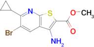 Methyl 3-amino-5-bromo-6-cyclopropylthieno[2,3-b]pyridine-2-carboxylate