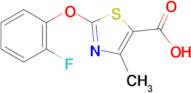 2-(2-Fluorophenoxy)-4-methylthiazole-5-carboxylic acid