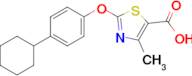 2-(4-Cyclohexylphenoxy)-4-methylthiazole-5-carboxylic acid