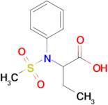 2-(N-phenylmethylsulfonamido)butanoic acid