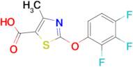 4-Methyl-2-(2,3,4-trifluorophenoxy)thiazole-5-carboxylic acid