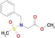 Methyl N-benzyl-N-(methylsulfonyl)glycinate