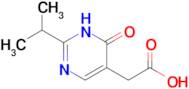 2-[6-oxo-2-(propan-2-yl)-1,6-dihydropyrimidin-5-yl]acetic acid