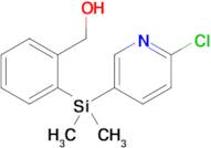 (2-((6-Chloropyridin-3-yl)dimethylsilyl)phenyl)methanol