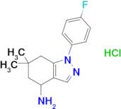 1-(4-Fluorophenyl)-6,6-dimethyl-4,5,6,7-tetrahydro-1H-indazol-4-amine hydrochloride