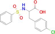 3-(4-Chlorophenyl)-2-(phenylsulfonamido)propanoic acid