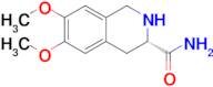 (S)-6,7-dimethoxy-1,2,3,4-tetrahydroisoquinoline-3-carboxamide