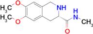 (S)-6,7-dimethoxy-N-methyl-1,2,3,4-tetrahydroisoquinoline-3-carboxamide