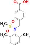 4-((N-(2,6-dimethylphenyl)methylsulfonamido)methyl)benzoic acid