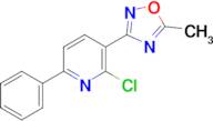 3-(2-Chloro-6-phenylpyridin-3-yl)-5-methyl-1,2,4-oxadiazole