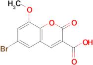 6-Bromo-8-methoxy-2-oxo-2H-chromene-3-carboxylic acid