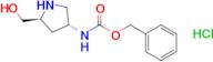 Benzyl ((3R,5S)-5-(hydroxymethyl)pyrrolidin-3-yl)carbamate hydrochloride