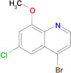 4-Bromo-6-chloro-8-methoxyquinoline