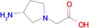 (R)-2-(3-aminopyrrolidin-1-yl)acetic acid