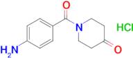 1-(4-Aminobenzoyl)piperidin-4-one hydrochloride