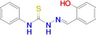 (E)-2-(2-hydroxybenzylidene)-N-phenylhydrazine-1-carbothioamide