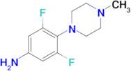 3,5-Difluoro-4-(4-methylpiperazin-1-yl)aniline