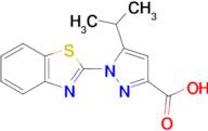 1-(Benzo[d]thiazol-2-yl)-5-isopropyl-1H-pyrazole-3-carboxylic acid