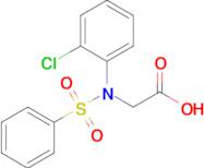 N-(2-chlorophenyl)-N-(phenylsulfonyl)glycine