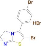 2-Bromo-3-(4-bromophenyl)-5,6-dihydroimidazo[2,1-b]thiazole hydrobromide