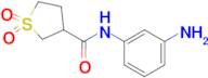 N-(3-aminophenyl)tetrahydrothiophene-3-carboxamide 1,1-dioxide