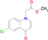 Methyl 2-(6-chloro-4-oxoquinolin-1(4H)-yl)acetate