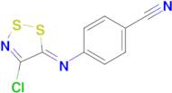 (Z)-4-((4-chloro-5H-1,2,3-dithiazol-5-ylidene)amino)benzonitrile