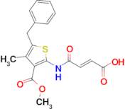 (E)-4-((5-benzyl-3-(methoxycarbonyl)-4-methylthiophen-2-yl)amino)-4-oxobut-2-enoic acid