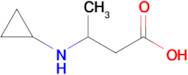 3-(Cyclopropylamino)butanoic acid