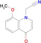 2-(8-Methoxy-4-oxoquinolin-1(4H)-yl)acetonitrile