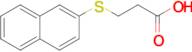3-(Naphthalen-2-ylthio)propanoic acid