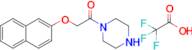 2-(Naphthalen-2-yloxy)-1-(piperazin-1-yl)ethan-1-one 2,2,2-trifluoroacetate