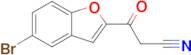 3-(5-Bromobenzofuran-2-yl)-3-oxopropanenitrile