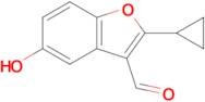 2-Cyclopropyl-5-hydroxybenzofuran-3-carbaldehyde