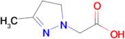 2-(3-Methyl-4,5-dihydro-1H-pyrazol-1-yl)acetic acid