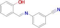(E)-3-((2-hydroxybenzylidene)amino)benzonitrile