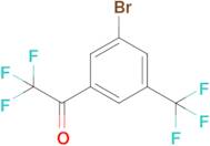 1-(3-Bromo-5-(trifluoromethyl)phenyl)-2,2,2-trifluoroethan-1-one