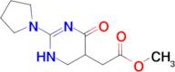 methyl 2-[4-oxo-2-(pyrrolidin-1-yl)-1,4,5,6-tetrahydropyrimidin-5-yl]acetate