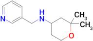 2,2-Dimethyl-N-(pyridin-3-ylmethyl)tetrahydro-2H-pyran-4-amine