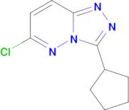 6-Chloro-3-cyclopentyl-[1,2,4]triazolo[4,3-b]pyridazine