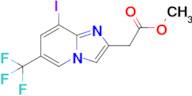 Methyl 2-(8-iodo-6-(trifluoromethyl)imidazo[1,2-a]pyridin-2-yl)acetate