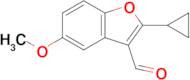 2-Cyclopropyl-5-methoxybenzofuran-3-carbaldehyde