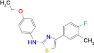 N-(4-ethoxyphenyl)-4-(4-fluoro-3-methylphenyl)thiazol-2-amine
