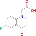 2-(6-Fluoro-4-oxoquinolin-1(4H)-yl)acetic acid