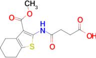 4-((3-(Methoxycarbonyl)-4,5,6,7-tetrahydrobenzo[b]thiophen-2-yl)amino)-4-oxobutanoic acid