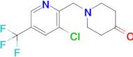 1-((3-Chloro-5-(trifluoromethyl)pyridin-2-yl)methyl)piperidin-4-one